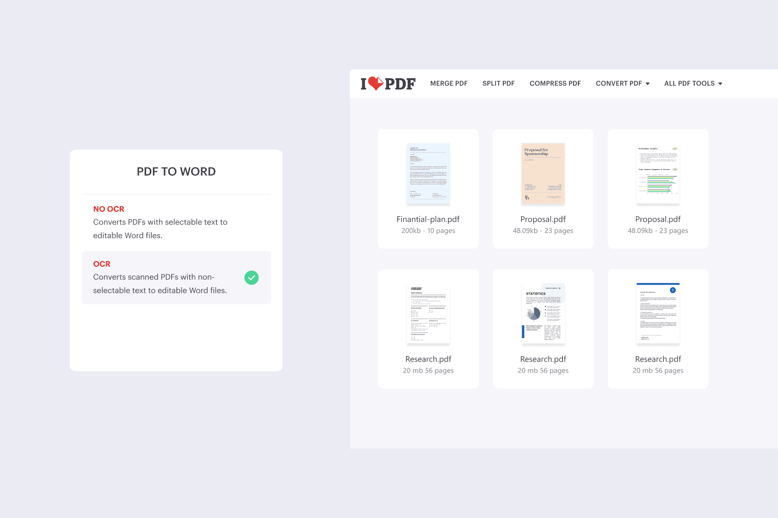 Convert PDF to Word using OCR for accurate conversion&nbsp;