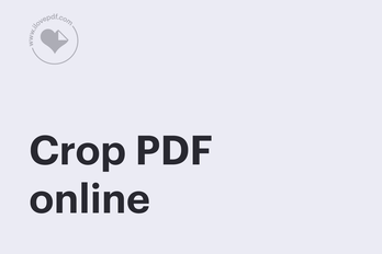 How to crop a PDF online and trim margins easily